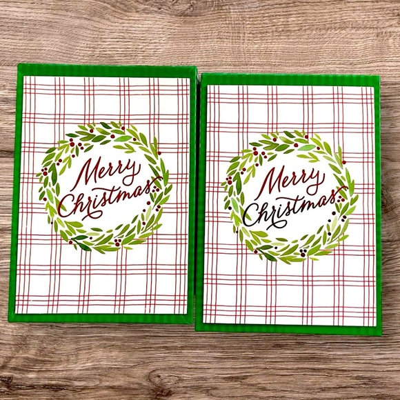 NIB 2 Boxes of 15 Each “Merry Christmas” Christmas Cards/Envelopes - Picture 1 of 2